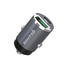 Автомобільний зарядний пристрій Senteo Q-01 PD20W+QC3.0 Certificate CE Black