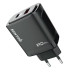 Мережевий зарядний пристрій 20W Senteo Z-01 PD30W+QC3.0 Certificate CE Black