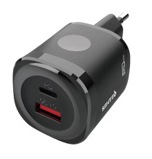 Мережевий зарядний пристрій 25W Senteo Z-02A PD25W+QC3.0 Certificate CE Black
