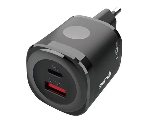 Мережевий зарядний пристрій 25W Senteo Z-02A PD25W+QC3.0 Certificate CE Black