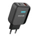 Мережевий зарядний пристрій 20W Senteo Z-03 PD20W+QC3.0 Certificate CE Black