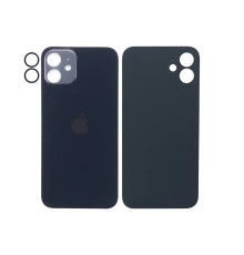 Задня кришка корпусу Apple iPhone 12 Mini Midnight, звичайний виріз та кільце камери