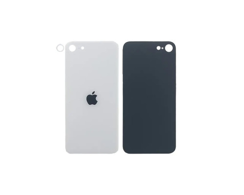 Задня кришка корпусу Apple iPhone SE 2 White, звичайний виріз та кільце камери