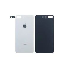 Задня кришка корпусу Apple iPhone 8 Plus White, звичайний виріз в зборі зі склом камери