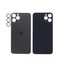 Задня кришка корпусу Apple iPhone 11 Pro Black, звичайний виріз та кільце камери