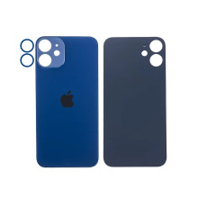 Задня кришка корпусу Apple iPhone 12 Blue, звичайний виріз та кільце камери