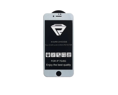 Захисне скло 10D Full Glue Protect для Apple iPhone 7/8 White