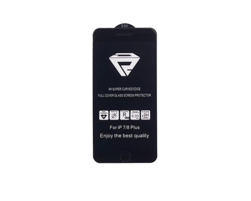Захисне скло 10D Full Glue Protect для Apple iPhone 7 Plus/8 Plus Black