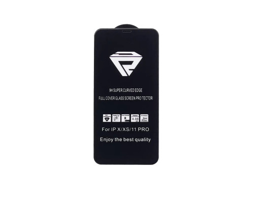 Захисне скло 10D Full Glue Protect для Apple iPhone X/XS/11 Pro