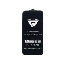 Захисне скло 9D Full Glue Protect для Apple iPhone 15 Pro