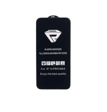 Захисне скло 9D Full Glue Protect для Apple iPhone 15 Pro Max