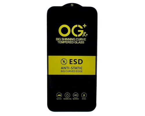 Захисне скло OG+ ESD Anti-Static для iPhone 7/8/SE2020 Black