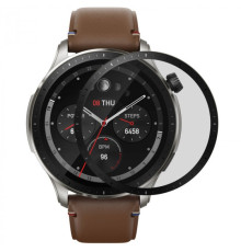 Захисне скло для смарт-годинника PET + PmmA для Xiaomi Amazfit GTR 4 Black