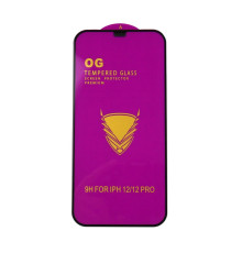 Захисне скло Tempered Glass OG Premium для iPhone 12/12 Pro Black