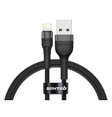 Кабель Senteo Montes series ST-01 2.4A USB to Lightning 1m Black