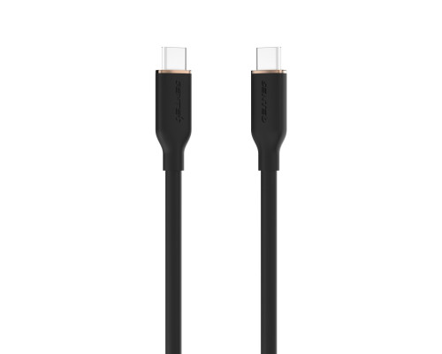 Кабель Senteo Silicone SL-01 100W Type-C to Type-C 1m Black