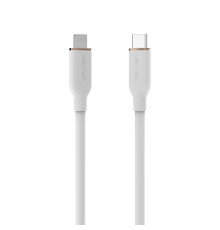 Кабель Senteo Silicone SL-02 PD 3.0 Type-C to Lightning MFI Certificate CE White