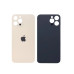 Задня кришка корпусу Apple iPhone 12 Pro Max Gold, великий виріз під камеру
