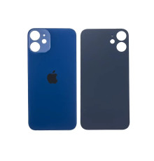 Задня кришка корпусу Apple iPhone 12 Blue, великий виріз під камеру