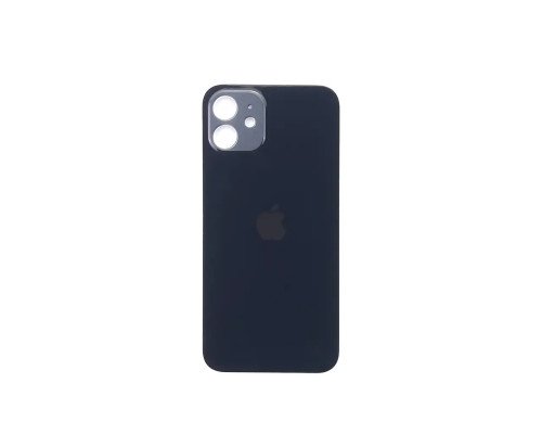 Задня кришка корпусу Apple iPhone 12 Midnight, великий виріз під камеру