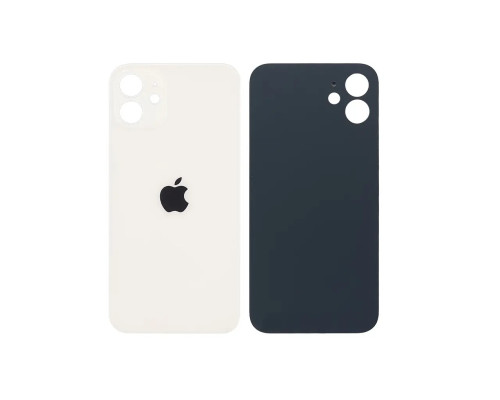 Задня кришка корпусу Apple iPhone 12 Starlight, великий виріз під камеру