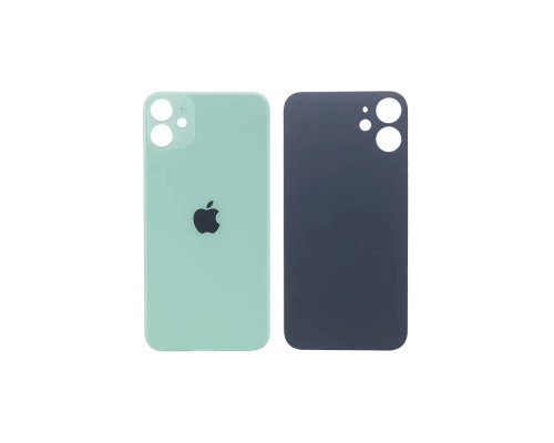 Задня кришка корпусу Apple iPhone 12 Green, великий виріз під камеру