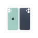 Задня кришка корпусу Apple iPhone 12 Green, великий виріз під камеру