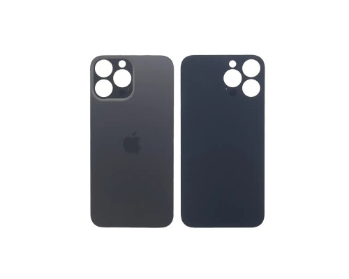 Задня кришка корпусу Apple iPhone 12 Pro Black, великий виріз під камеру