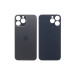 Задня кришка корпусу Apple iPhone 12 Pro Black, великий виріз під камеру