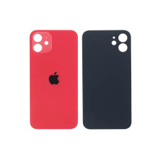 Задня кришка корпусу Apple iPhone 12 Mini Red, великий виріз під камеру