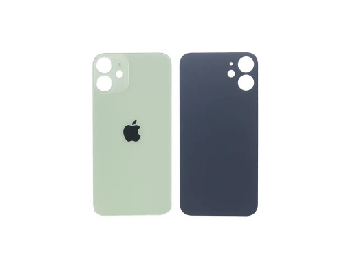 Задня кришка корпусу Apple iPhone 12 Mini Green, великий виріз під камеру