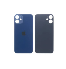 Задня кришка корпусу Apple iPhone 12 Mini Blue, великий виріз під камеру