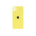 Задня кришка корпусу Apple iPhone 11 Yellow, великий виріз під камеру