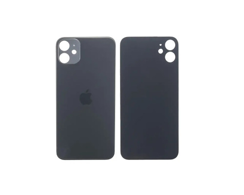 Задня кришка корпусу Apple iPhone 11 Black, великий виріз під камеру