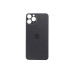 Задня кришка корпусу Apple iPhone 11 Black, великий виріз під камеру