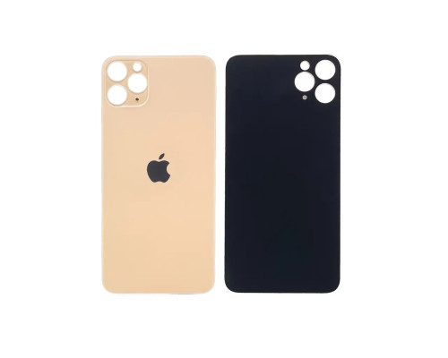 Задня кришка корпусу Apple iPhone 11 Pro Max Gold, великий виріз під камеру