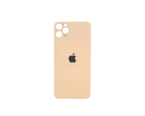 Задня кришка корпусу Apple iPhone 11 Pro Max Gold, великий виріз під камеру