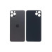 Задня кришка корпусу Apple iPhone 11 Pro Max Black, великий виріз під камеру