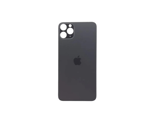 Задня кришка корпусу Apple iPhone 11 Pro Max Black, великий виріз під камеру