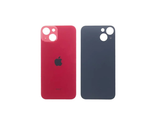 Задня кришка корпусу Apple iPhone 13 Red, великий виріз під камеру