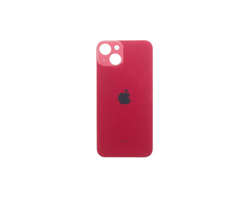 Задня кришка корпусу Apple iPhone 13 Red, великий виріз під камеру