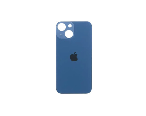 Задня кришка корпусу Apple iPhone 13 Blue, великий виріз під камеру