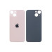 Задня кришка корпусу Apple iPhone 13 Pink, великий виріз під камеру