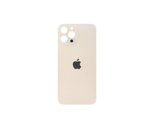 Задня кришка корпусу Apple iPhone 14 Pro Max Gold, великий виріз під камеру