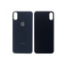 Задня кришка корпусу Apple iPhone X Black, великий виріз під камеру