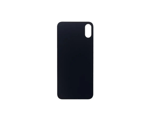 Задня кришка корпусу Apple iPhone X Black, великий виріз під камеру