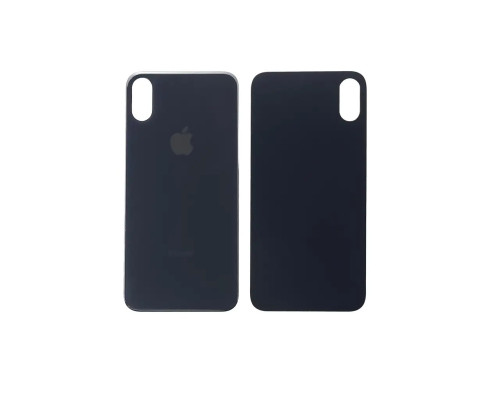 Задня кришка корпусу Apple iPhone XS Black, великий виріз під камеру