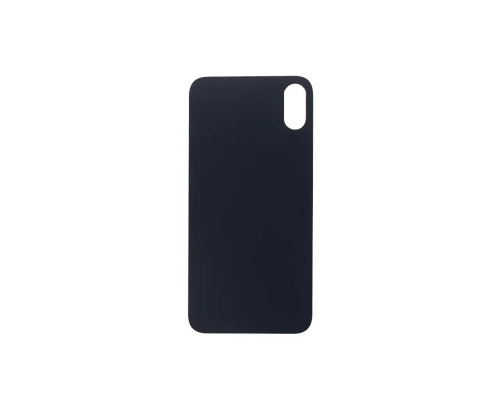 Задня кришка корпусу Apple iPhone XS Black, великий виріз під камеру