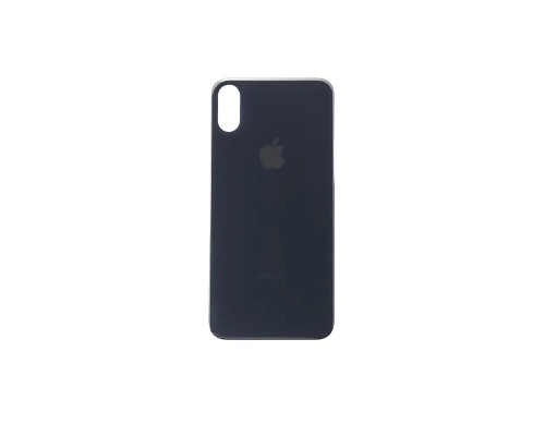 Задня кришка корпусу Apple iPhone XS Black, великий виріз під камеру