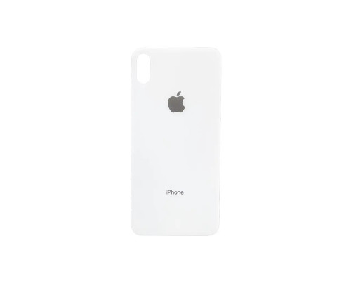 Задня кришка корпусу Apple iPhone XS Max White, великий виріз під камеру
